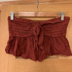 American Eagle Outfitters Terracotta Knit Shorts